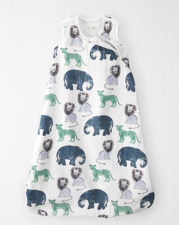 Baby Organic Cotton Gauze Zip Blanket, 