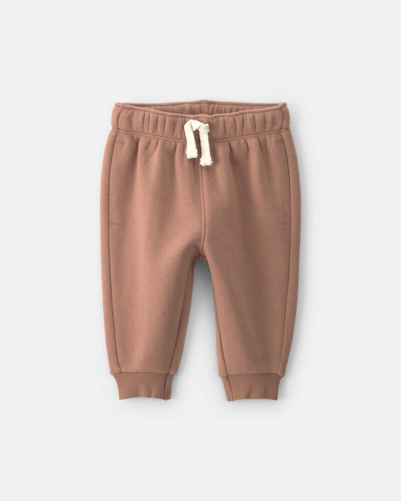 B&eacute;b&eacute; gar&ccedil;on - Pantalon en molleton - Brun, image 1 sur 3 diapositives