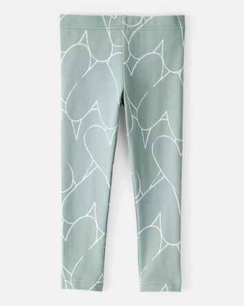 Tout-petit fille - Legging en coton extensible à cœurs , 