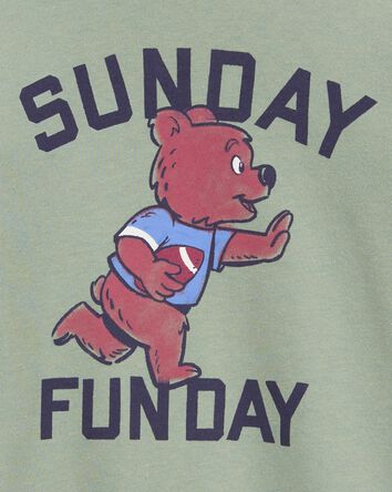 Toddler Sunday Funday Long-Sleeve Graphic Tee, 