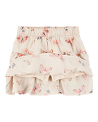 Toddler Floral Pull-On Skort, image 4 of 6 slides