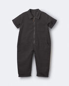 Toddler Day Out&trade; Jumpsuit - Dark Grey, image 1 of 2 slides