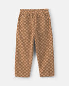 Toddler Boy Paw Patrol&reg; Checkered Pull-On Pants - Brown, image 2 of 3 slides