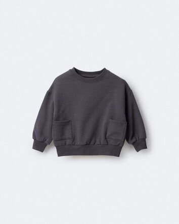 Toddler Otter Sweatshirt™ with Pockets - Dark Grey, 