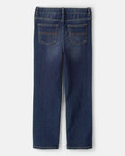 Boys Dark Wash Relaxed-Fit Classic Jeans, image 2 of 4 slides