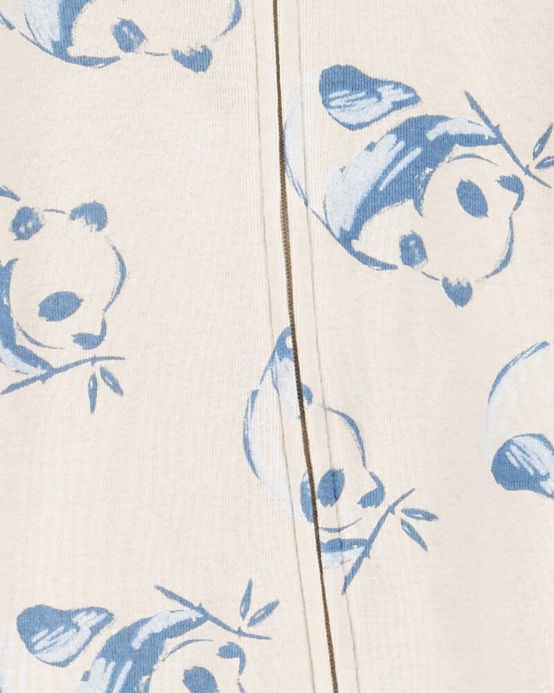 Baby Panda 2-Piece Sleeper Pyjamas and Cap Set, image 3 of 5 slides