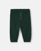 Baby Boy 2-Piece Gingerbread Long-Sleeve Top & Pant Set - Green, image 2 of 4 slides