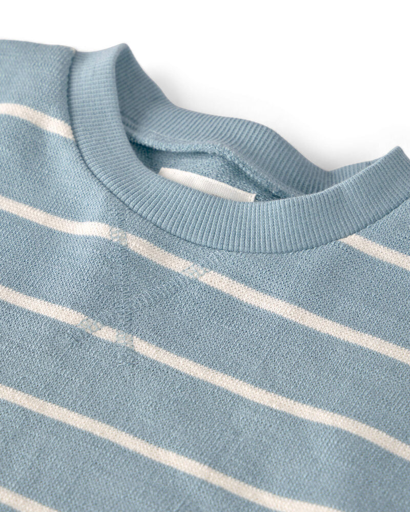 Toddler 2-Piece Organic Cotton Striped Set, image 3 of 5 slides