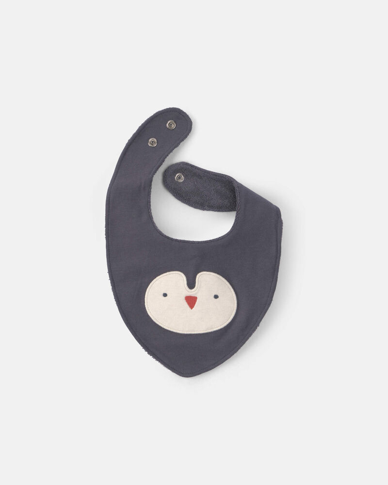 Baby Boy 3-Piece Penguin Long-Sleeve Top & Pant Set - Grey, image 3 of 5 slides