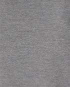 Boys Fleece Zip-Up Hoodie - Grey, image 3 of 4 slides