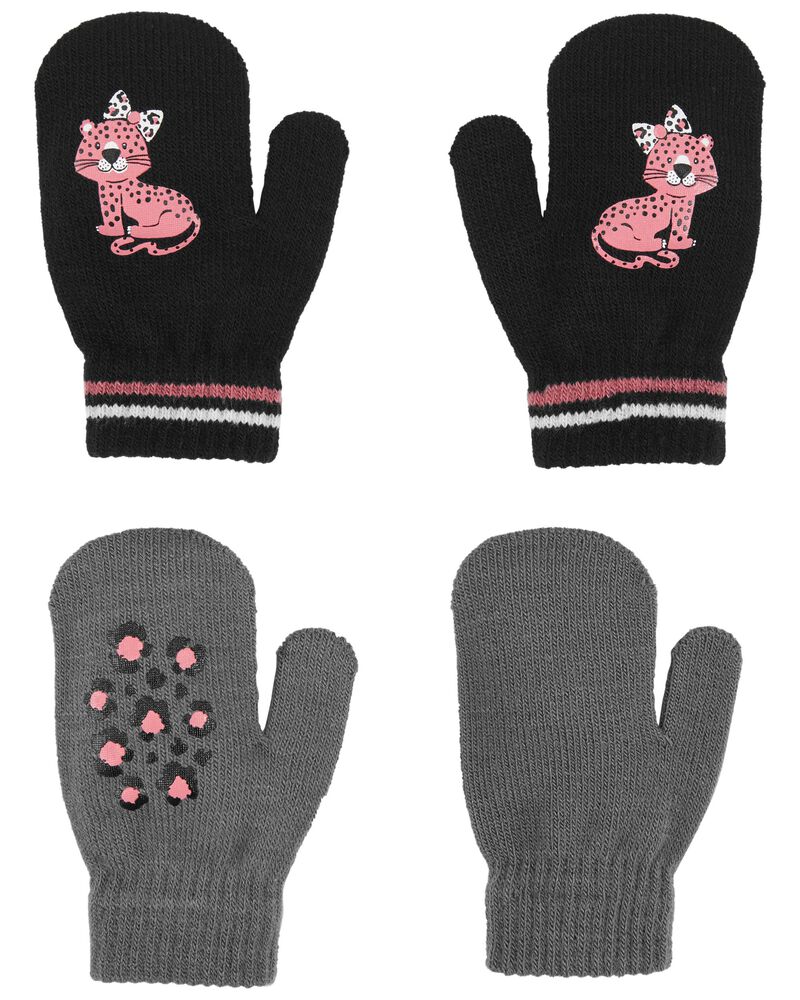 Toddler 2-Pack Gripper Mittens, image 2 of 2 slides