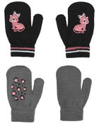 Toddler 2-Pack Gripper Mittens, image 2 of 2 slides