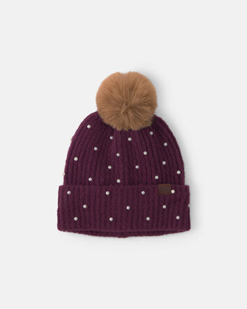 Filles - Tuque Pearly Kombi - Mauve, 