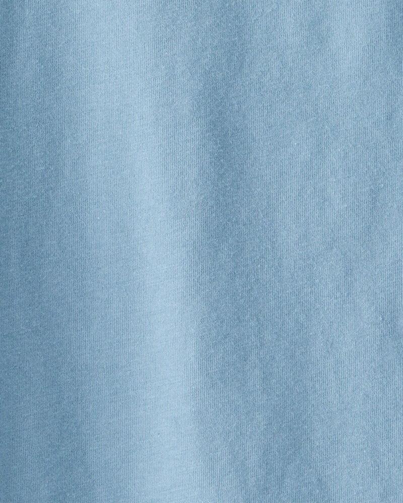 Girls Long-Sleeve Top - Blue, image 2 of 3 slides