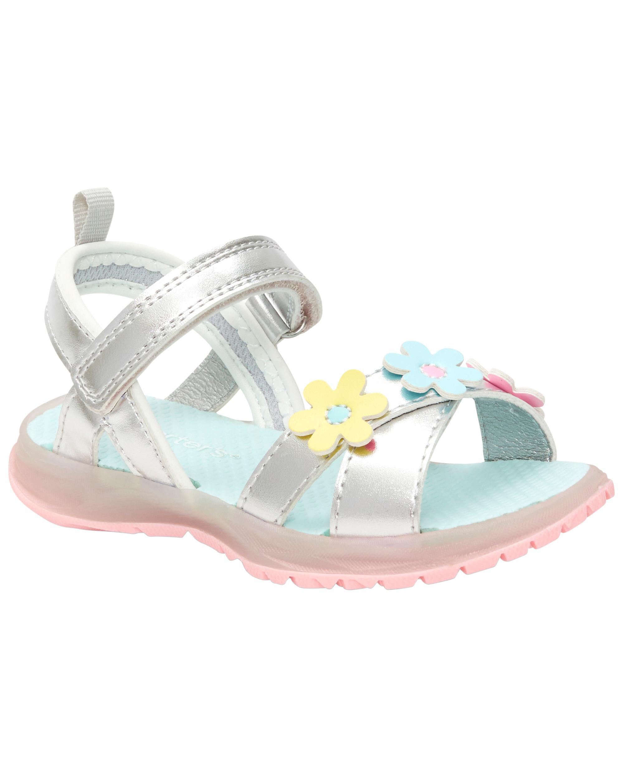 Carter's rainbow sales light up sandals