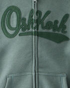 Jeune Blouson à logo OshKosh à fermeture à glissière - Vert, image 2 sur 3 diapositives