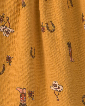 Toddler Girl Western Long-Sleeve Top - Yellow, 