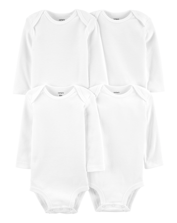 Baby 4-Pack Long-Sleeve Original Bodysuits, 