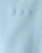 B&eacute;b&eacute; fille - Chandail en jersey bouclette, fleurs - Bleu, image 2 sur 2 diapositives