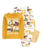 Baby 4-Piece Construction 100% Snug Fit Cotton Pyjamas, image 1 of 4 slides