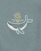 Baby Boy 5-Pack Ocean Print Sleeveless Bodysuits, image 5 of 7 slides