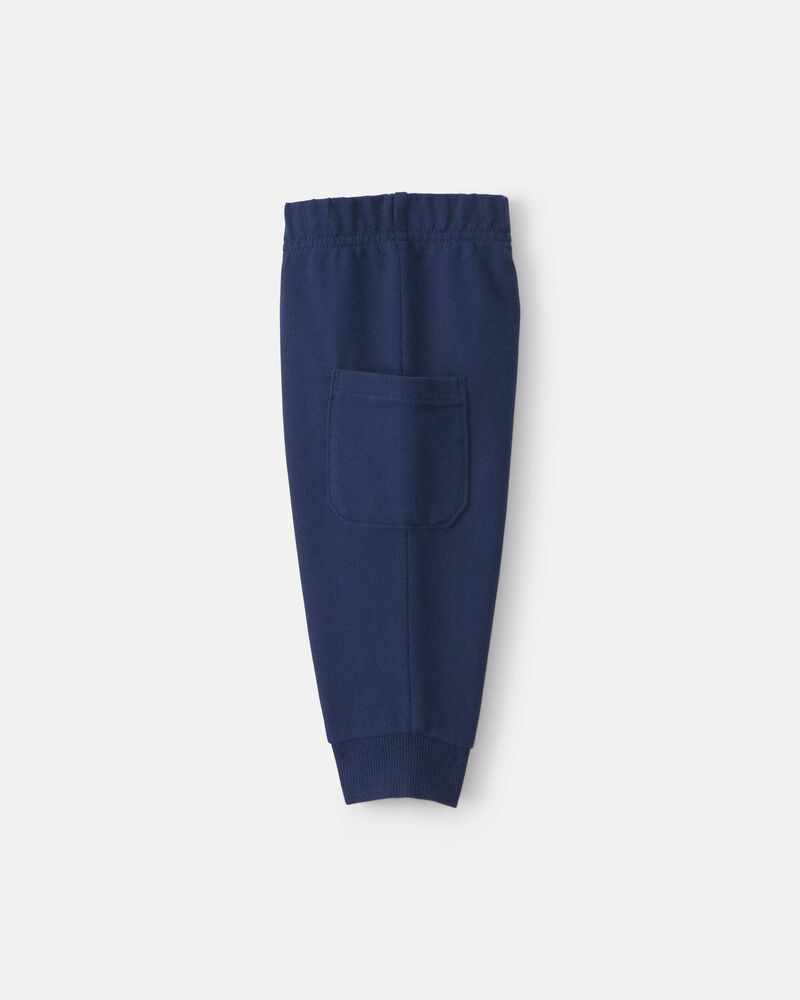 Baby Boy 3-Piece Buffalo Check Long-Sleeve Layering Set - Navy Blue, image 3 of 6 slides