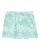 Kid Floral Golf Skort - Blue, image 1 of 4 slides