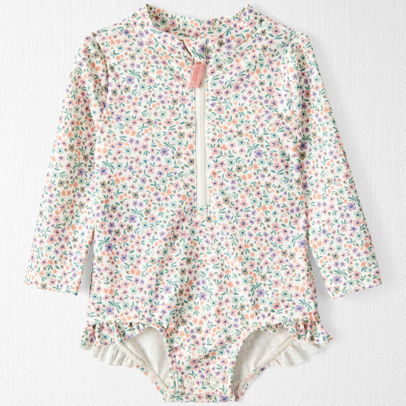 Floral Baby Recycled Ruffle Swimsuit | Carter’s Oshkosh Canada