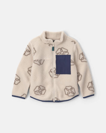 Blouson en molleton &agrave; fermeture &agrave; glissi&egrave;re &agrave; logo  &ndash; Bleu marine, 