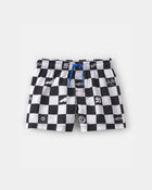 Toddler Boy &copy;Disney/Pixar Cars Swim Trunks - Black/White, image 1 of 3 slides