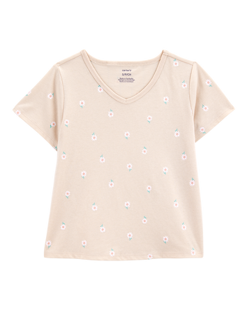 Enfant Haut à manches courtes à fleurs - Havane, 