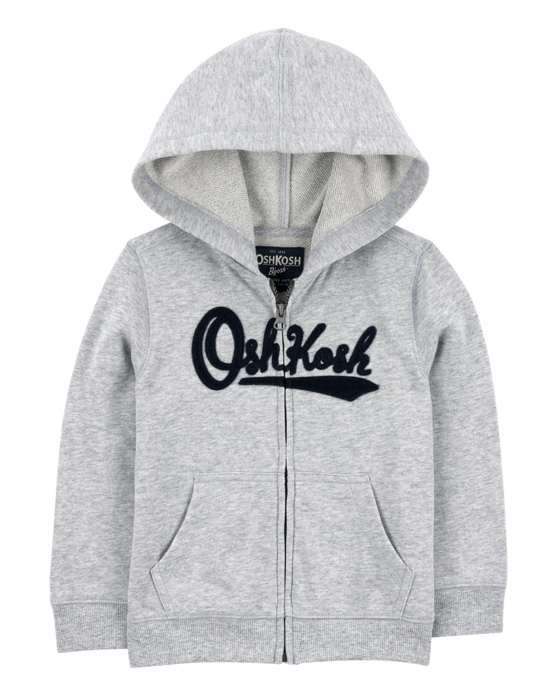 Toddler OshKosh Logo Zip Jacket, image 1 of 3 slides