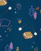 Kid 4-Piece S'mores 100% Snug Fit Cotton Pyjamas, image 2 of 4 slides