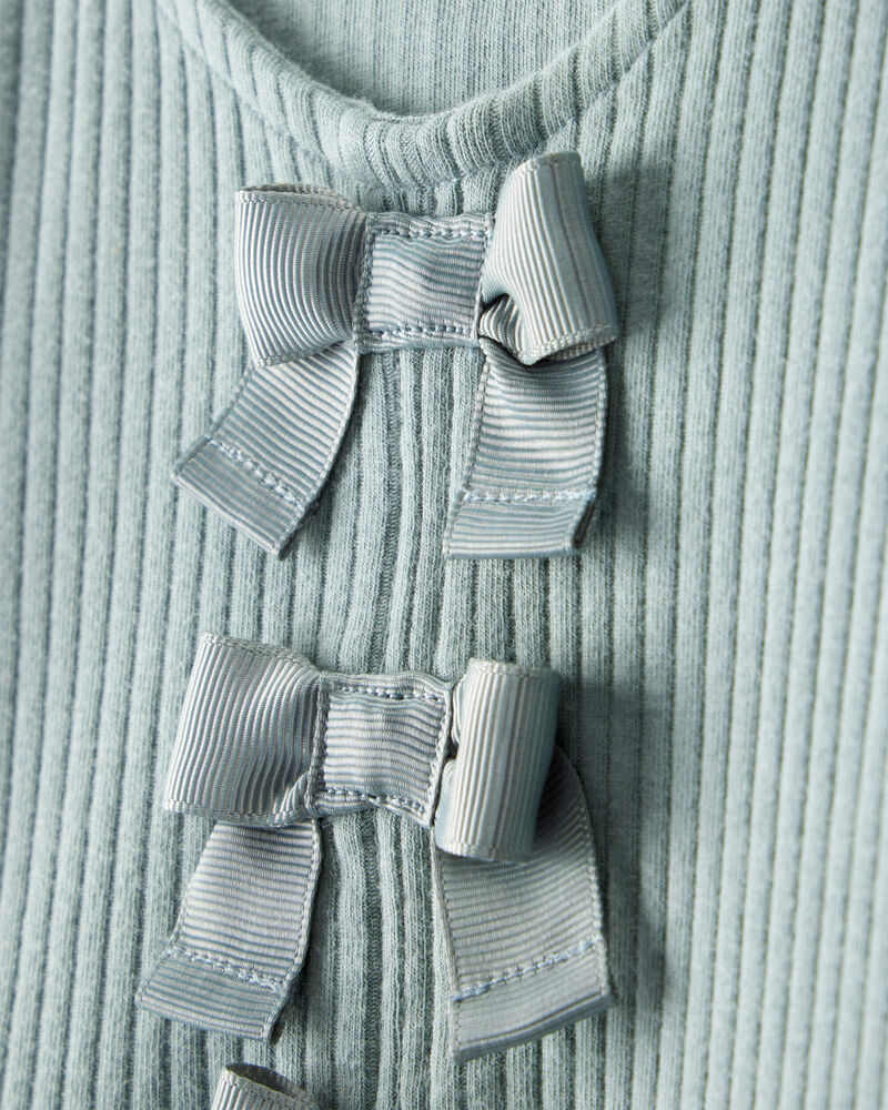 Baby Girl 2-Piece Long-Sleeve Tee & Pant Set - Green, image 2 of 4 slides