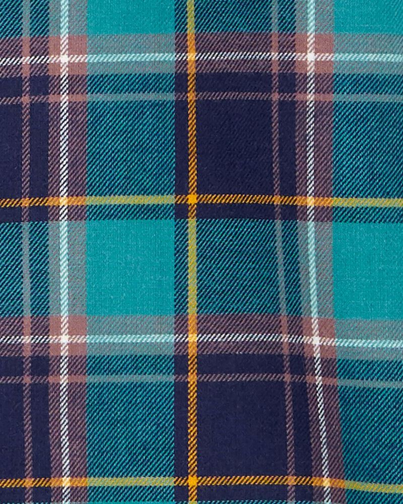 Chemise boutonnée en tissu écossais, image 2 sur 3 diapositives
