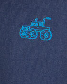 Baby Boy 2-Piece Long-Sleeve Top & Pant Set - Navy Blue, image 3 of 4 slides