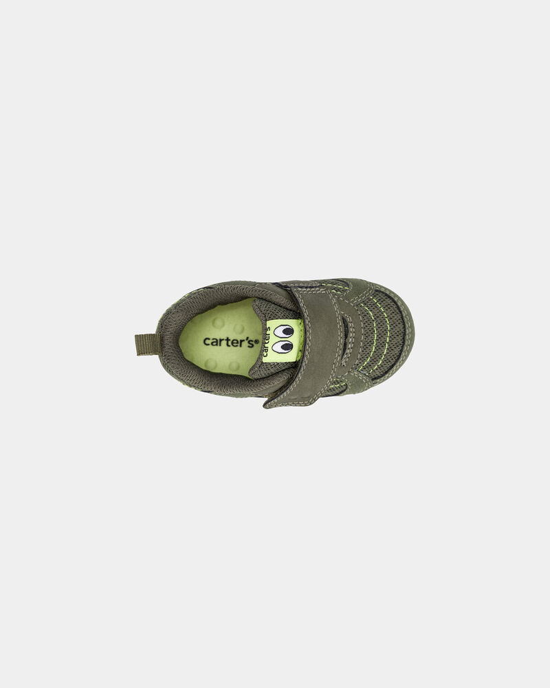 Baby Boy Every Step&reg; First Walker Monster Sneakers - Green, image 4 of 6 slides