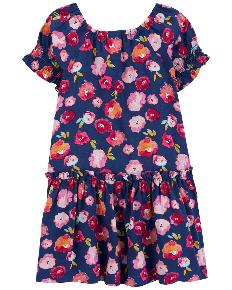 Baby Floral Drop Waist Dress, image 2 of 5 slides