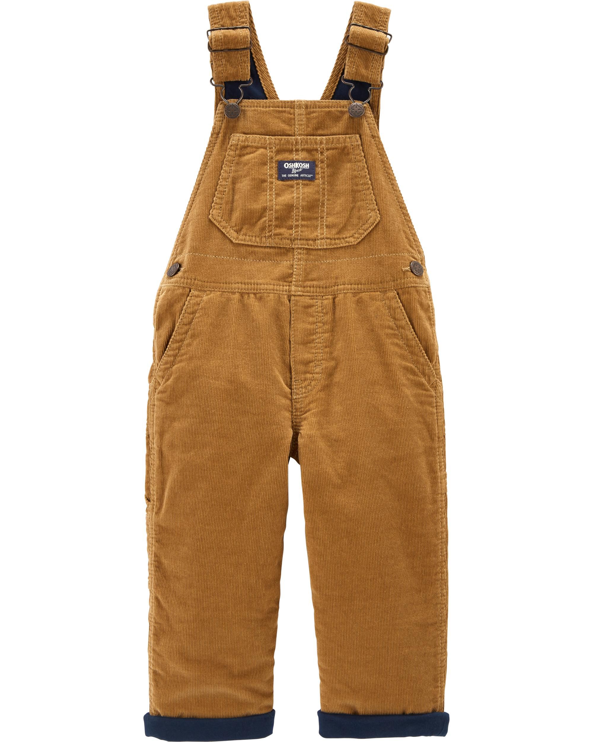 JerseyLined Corduroy Overalls Carter’s OshKosh Canada