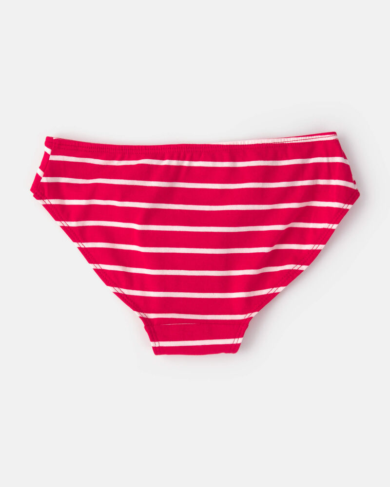 Filles - Emballage de 10 sous-v&ecirc;tements de style bikini &agrave; motifs de fraises, image 2 sur 2 diapositives