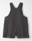 Baby Organic Cotton Gauze Shortalls, image 2 of 5 slides