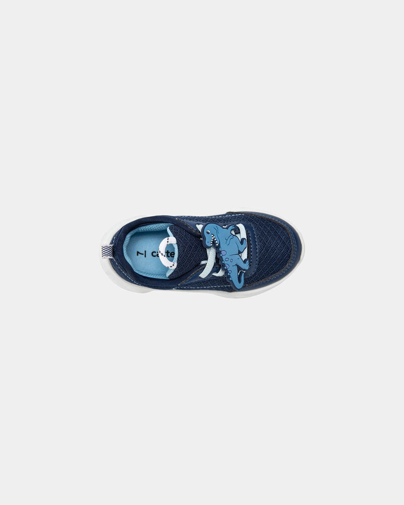 Tout-petit gar&ccedil;on - Chaussures d&eacute;contract&eacute;es, dinosaures - Bleu, image 4 sur 7 diapositives
