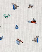 Toddler Winter Animals Thermal Graphic Tee, image 2 of 3 slides