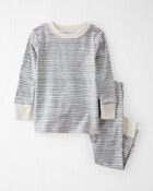 Baby Organic Cotton Pyjamas Set in Stripes, image 1 of 4 slides