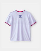 Kids Umbro England Soccer Jersey - White, image 4 of 6 slides
