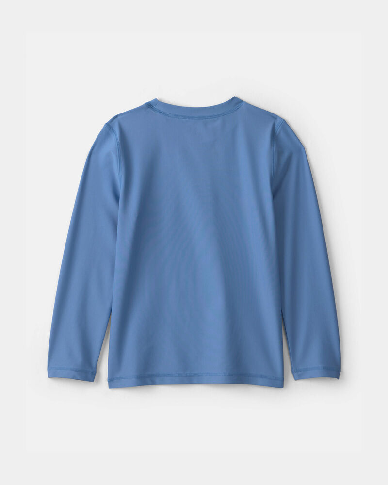 Boys Nautical Long-Sleeve Rashguard - Blue, image 2 of 4 slides