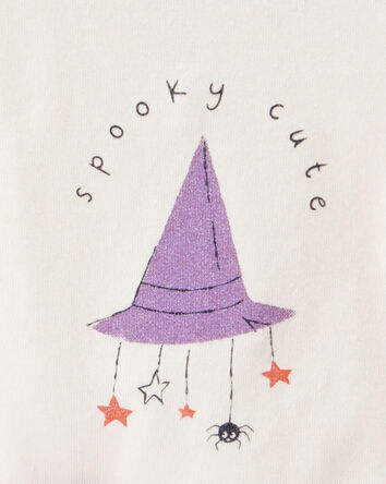 Bébé fille - Ensemble d’Halloween cache-couche « Spooky Cute » et pantalon à tutu - Ivoire, mauve
, 