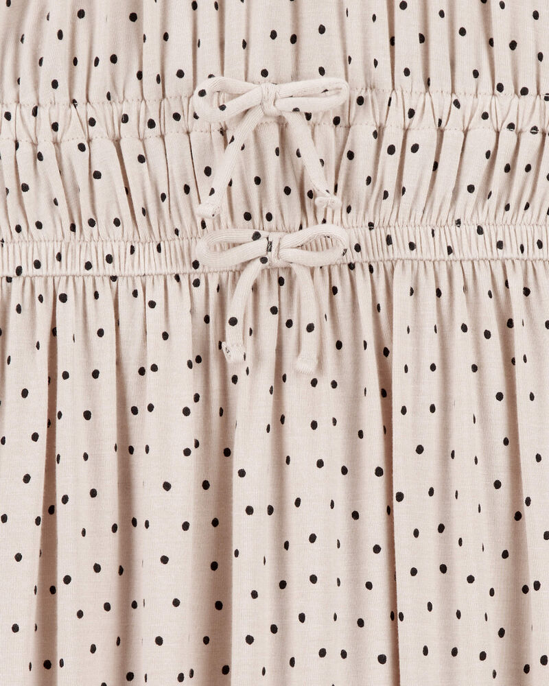 Jeune Robe en viscose à pois, image 3 sur 4 diapositives