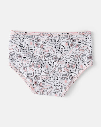 Kid 7-Pack Unicorn Stretch Cotton Undies, 