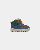 Tout-petit gar&ccedil;on - Bottes &agrave; tige haute aux couleurs contrast&eacute;es - Bleu/Brun/Vert, image 2 sur 5 diapositives